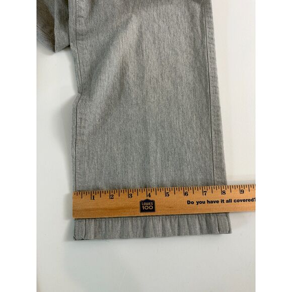 Banana Republic Men's Kentfield Pants Heather Grey Cotton Size 36 x 32 - Picture 11 of 12